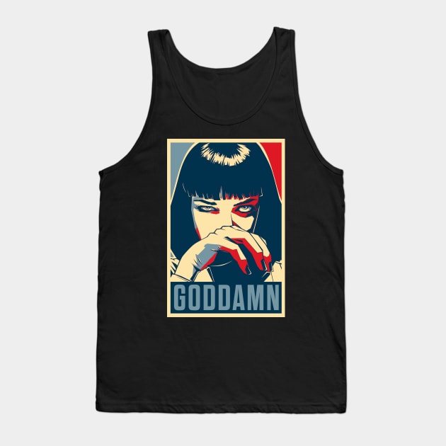 Goddamn Hope Tank Top by TEEVEETEES